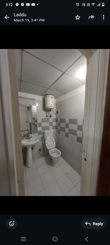 Bathroom in 2 BHK Apartment at Gaur City 2 - 14th Avenue, Sector 16c Greater Noida – for Rent