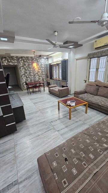 Living Room in 3 BHK Apartment at Bodakdev – for Rent