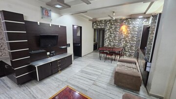 Living Room in 3 BHK Apartment at Bodakdev – for Rent