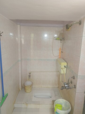 Bathroom in 2 BHK Apartment at Anand Vihar Complex, Kalwa – for Rent