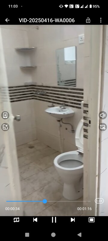 Bathroom in 2 BHK Apartment at Shree Vardhman Green Court, Sector 90 – for Sale