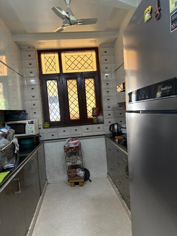Kitchen in 2 BHK Builder Floor at Nirman Vihar – for Rent