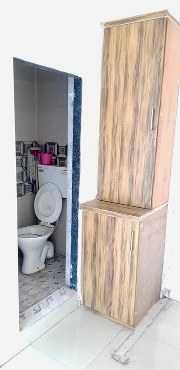 Bathroom in 2 BHK Apartment at New Town – for Rent