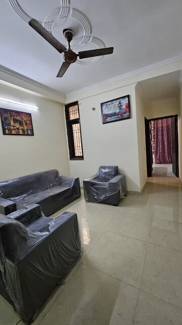 Living Room in 1 BHK Apartment at Freedom Fighters Enclave – for Rent