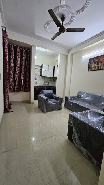 Living Room in 1 BHK Apartment at Freedom Fighters Enclave – for Rent