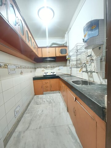 Kitchen in 2 BHK Builder Floor at Paryavaran Complex – for Rent