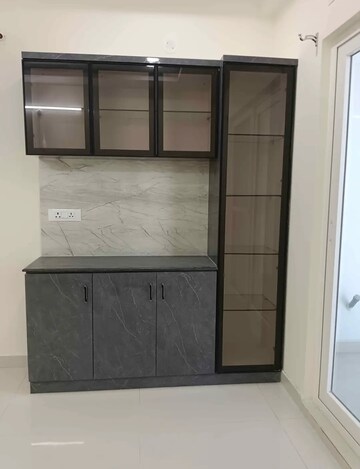 Bathroom in 3 BHK Apartment at Prestige High Fields, Gachibowli – for Rent