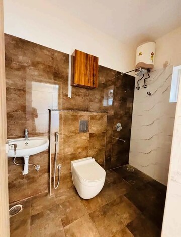 Bathroom in 3 BHK Apartment at SMR Vinay Iconia Hyderabad, Kondapur – for Rent