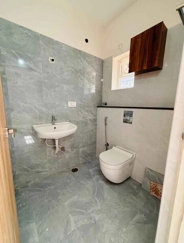 Bathroom in 3 BHK Apartment at SMR Vinay Iconia Hyderabad, Kondapur – for Rent