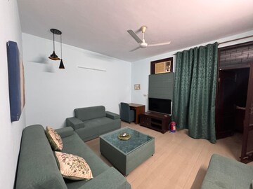 Living Room in 2 BHK Apartment at Saket – for Rent