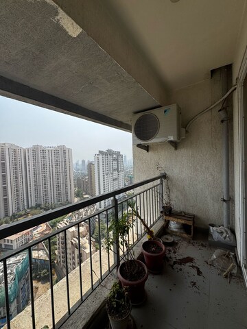 Balcony in 1 BHK Apartment at KIPL Morya, Kasarvadavali – for Rent