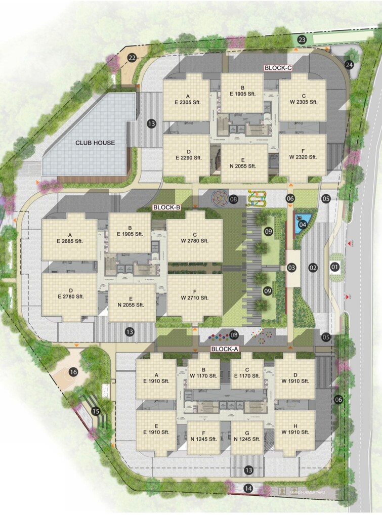 undefined, kompally 2 Bedroom 1170 Sq.Ft. Apartment In Kompally Hyderabad 8500096