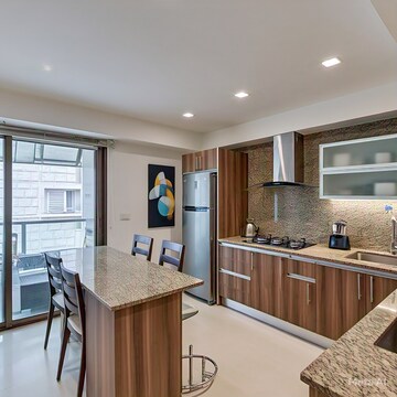 Kitchen in 3 BHK Apartment at Ekta Tripolis, Goregaon West – for Rent