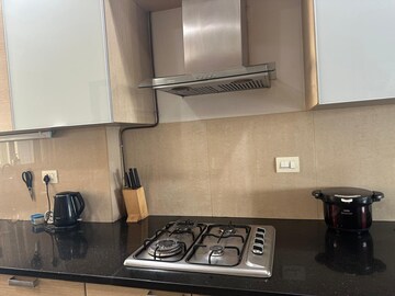 Kitchen in 3 BHK Apartment at Hiranandani Glen Dale, Powai – for Rent