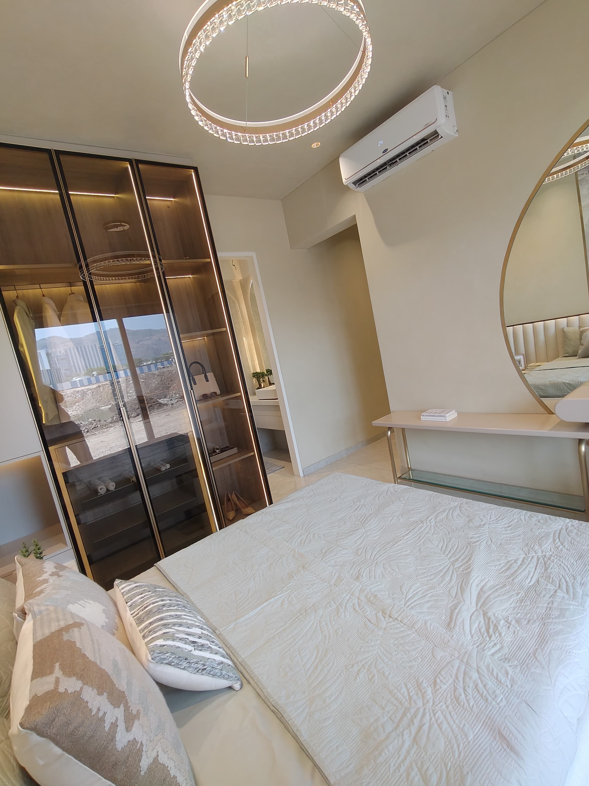 Bedroom in 2 BHK Apartment at Raheja Lunaris, Juinagar – for Sale