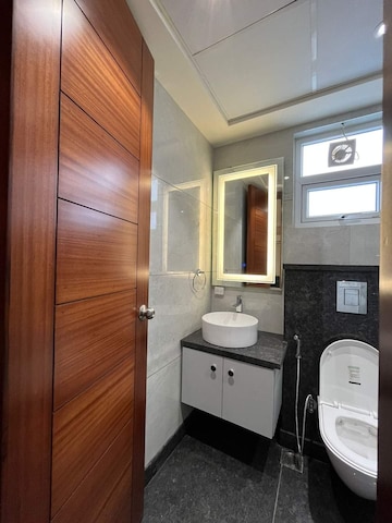 Bathroom in 1 RK Apartment at Model Town – for Rent