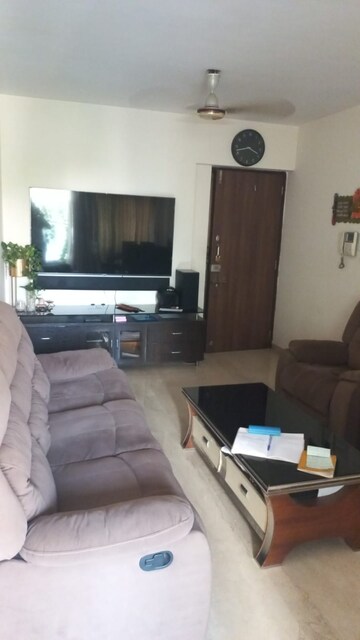 Living Room in 1 BHK Apartment at Panchvati CHS Powai, Powai – for Sale