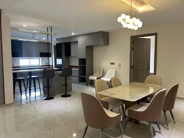 Living Room in 4 BHK Apartment at Sri Fortune Sonthalia Sky Villas, Kokapet – for Rent