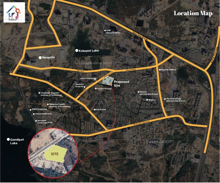 undefined, kokapet 4 Bedroom 3379 Sq.Ft. Apartment In Kokapet Hyderabad 8500916