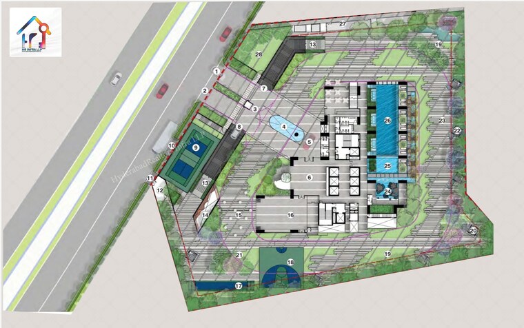 undefined, kokapet 4 Bedroom 3379 Sq.Ft. Apartment In Kokapet Hyderabad 8500916