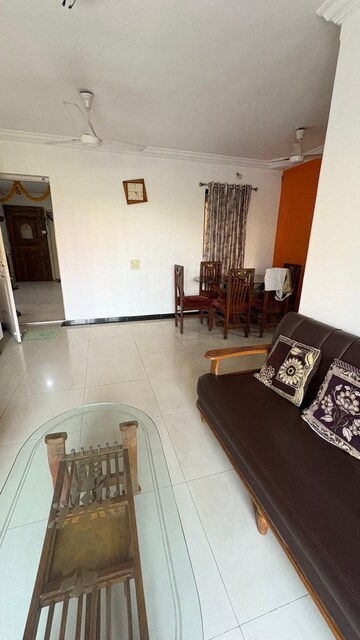Living Room in 1 BHK Apartment at Rosa Gardenia, Ghodbunder Road – for Rent