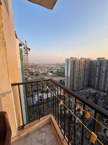 Balcony in 3 BHK Apartment at Panchsheel Greens II, Sector 16 Greater Noida – for Rent