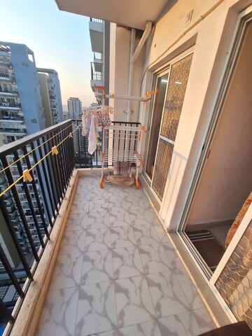 Balcony in 3 BHK Apartment at Panchsheel Greens II, Sector 16 Greater Noida – for Rent