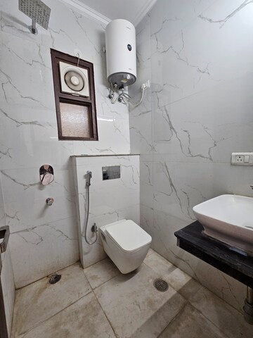 Bathroom in 3 BHK Builder Floor at Saket – for Rent