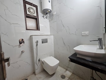 Bathroom in 3 BHK Builder Floor at Saket – for Rent