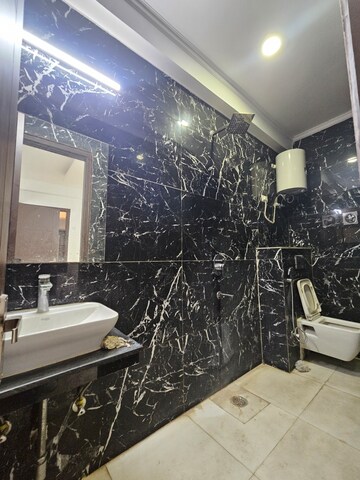Bathroom in 3 BHK Builder Floor at Saket – for Rent