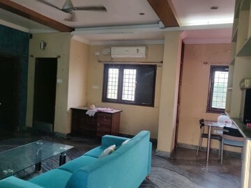 Living Room in 1 BHK Penthouse at Banjara Hills – for Rent