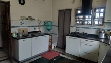 Kitchen in 3 BHK Apartment at Jubilee Hills – for Rent