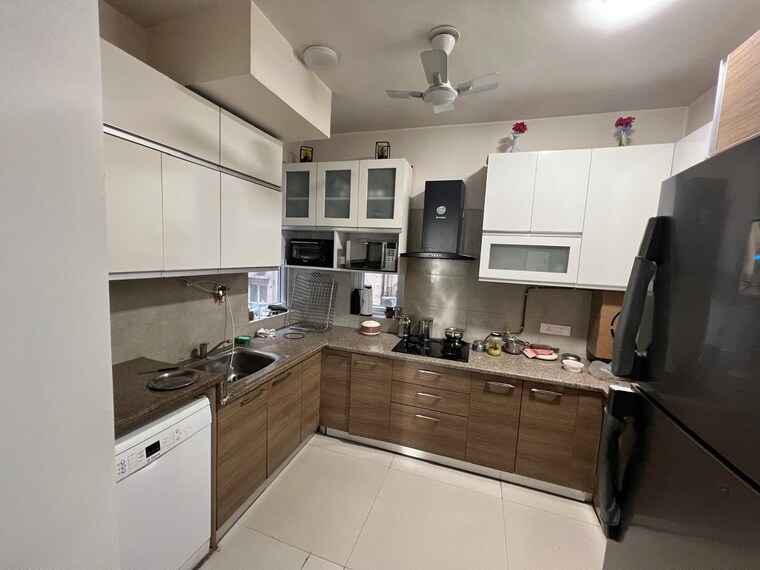 Kitchen, m3m-soulitude 2.5 Bedroom 1100 Sq.Ft. Builder Floor In Sector 89 Gurgaon 8502035