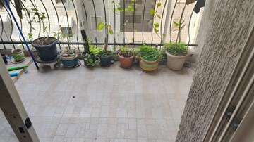 Balcony in 2.5 BHK Apartment at Goel Ganga Carnation, Koregaon Park – for Rent