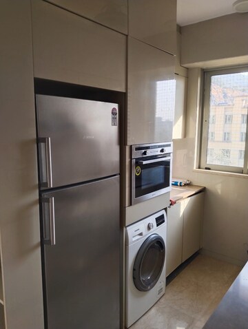 Kitchen in 2.5 BHK Apartment at Omkar Signet, Malad East – for Rent
