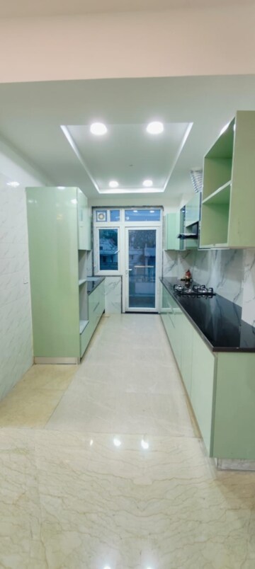 Kitchen in 2 BHK Builder Floor at Ansal Plaza Sector-23, Sector 23 – for Rent