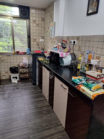 Kitchen in 1 BHK Apartment at Sindhi Society, Chembur – for Rent