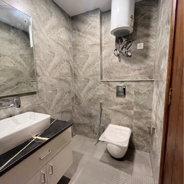 Attached Bathroom in 3 BHK Builder Floor at Kalkaji – for Rent