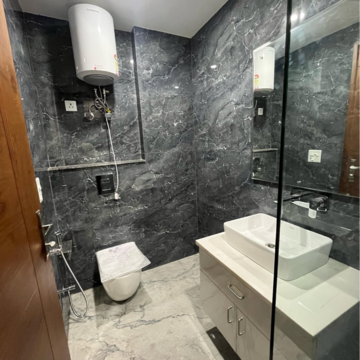 Attached Bathroom in 3 BHK Builder Floor at Kalkaji – for Rent