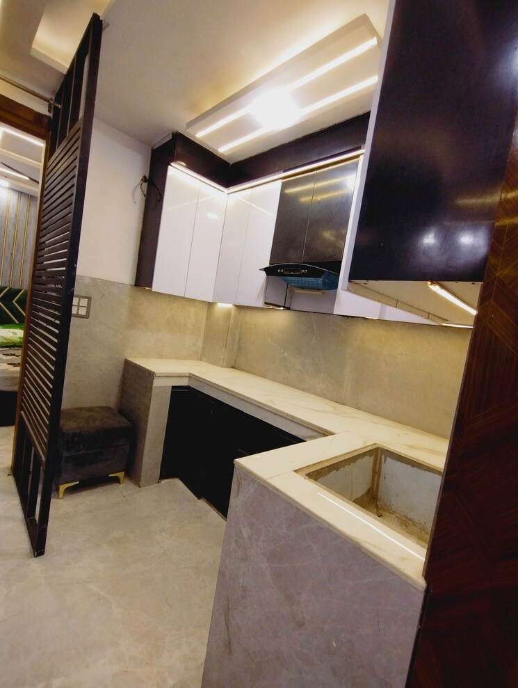 Kitchen, uttam nagar 2 Bedroom 550 Sq.Ft. Builder Floor In Uttam Nagar Delhi 8502186