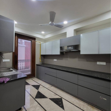 Kitchen in 4 BHK Builder Floor at Greater Kailash I – for Rent