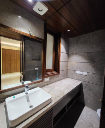 Attached Bathroom in 4 BHK Builder Floor at Greater Kailash I – for Rent