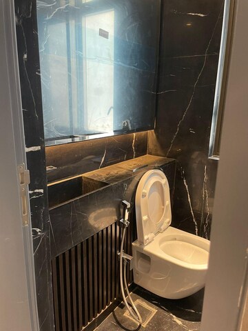 Bathroom in 4 BHK Apartment at Lodha Trump Tower, Worli – for Rent