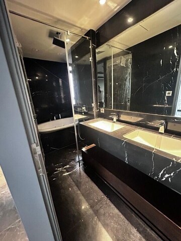 Attached Bathroom in 5 BHK Apartment at Lodha Trump Tower, Worli – for Rent