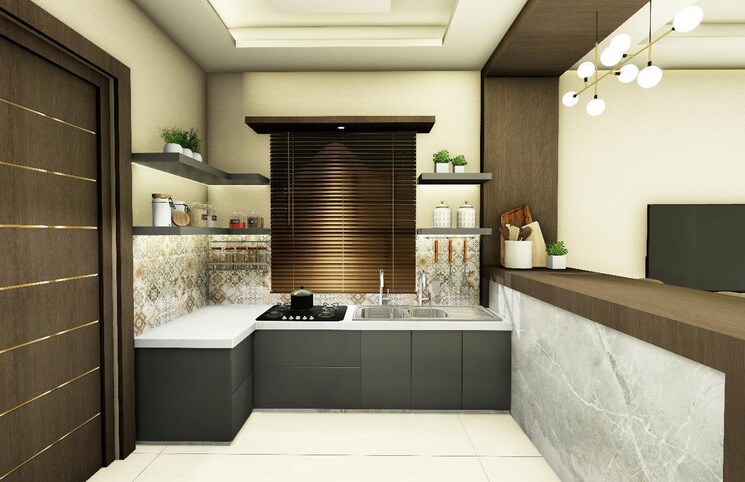 Kitchen, bengal-urbana-apartments 3 Bedroom 2393 Sq.Ft. Apartment In Em Bypass Kolkata 8502494