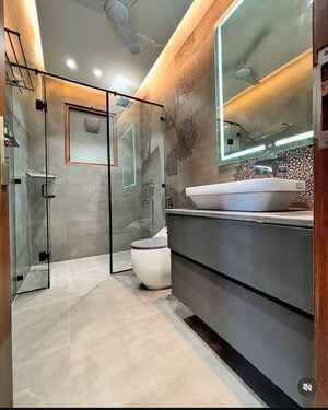 Attached Bathroom in 3 BHK Apartment at Godrej Madison Avenue, Kokapet – for Sale