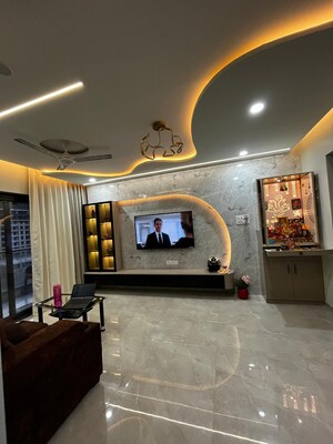 Living Room in 2 BHK Apartment at Choice Goodwill Crescent, Mundhwa – for Sale