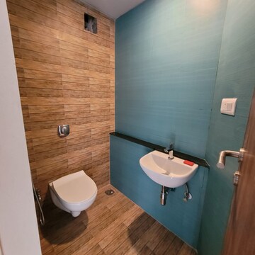Bathroom in 1 BHK Apartment at Lodha Crown Quality Homes, Majiwada – for Rent