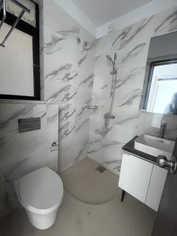 Bathroom in 2 BHK Apartment at Risland The Icon, Dhokali – for Rent