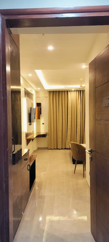 Living Room in Studio Apartment at Omaxe Hazratganj, Gomti Nagar – for Rent